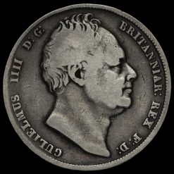 1835 William IV Milled Silver Half Crown Obverse