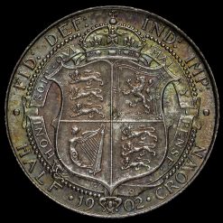 1902 Edward VII Silver Half Crown Reverse