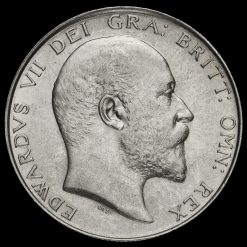 1902 Edward VII Silver Half Crown Obverse