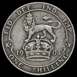 1904 Edward VII Silver Shilling Reverse