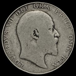 1907 Edward VII Silver Half Crown Obverse