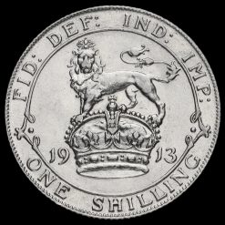1913 George V Silver Shilling Reverse