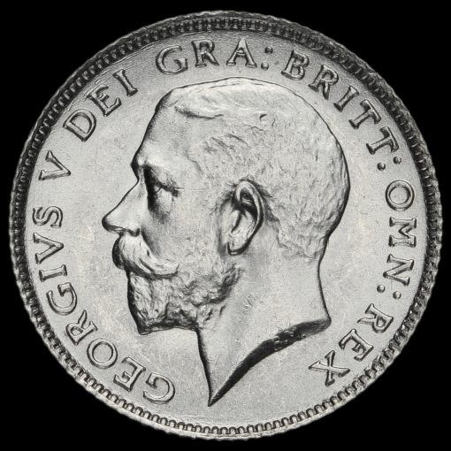 1923 George V Silver Sixpence Obverse