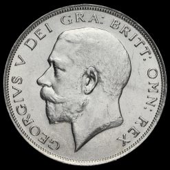 1924 George V Silver Half Crown Obverse
