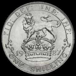 1927 George V Silver Shilling Reverse