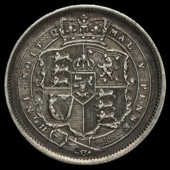 1816 George III Milled Silver Shilling Reverse