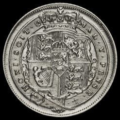 1817 George III Milled Silver Sixpence Reverse