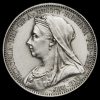 1896 Queen Victoria Veiled Head Silver Maundy Fourpence Obverse