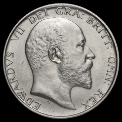 1902 Edward VII Silver Matt Proof Shilling Obverse