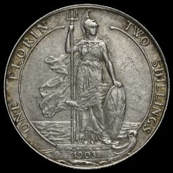 1903 Edward VII Silver Florin Reverse