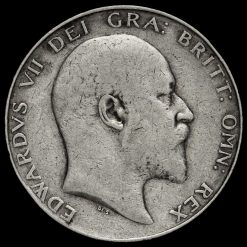 1904 Edward VII Silver Half Crown Obverse