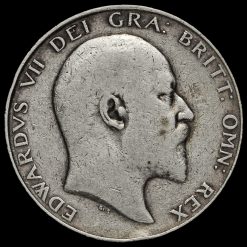 1906 Edward VII Silver Half Crown Obverse