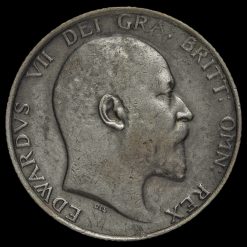 1908 Edward VII Silver Shilling Obverse