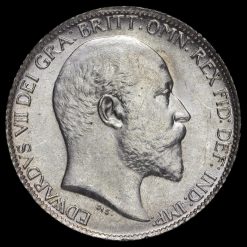 1910 Edward VII Silver Sixpence Obverse
