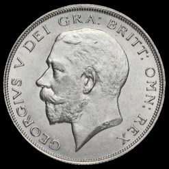 1923 George V Silver Half Crown Obverse