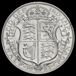 1923 George V Silver Half Crown Reverse