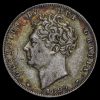 1829 George IV Milled Silver Sixpence Obverse