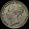 1842 Queen Victoria Young Head Silver Shilling Obverse