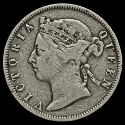 Hong Kong 1896 Queen Victoria Silver 20 Cents