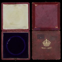 1897 Queen Victoria Official Diamond Jubilee Large Bronze Medal Reverse