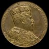 1902 Edward VII Coronation Official Bronze Medal Obverse