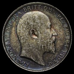1903 Edward VII Silver Sixpence Obverse