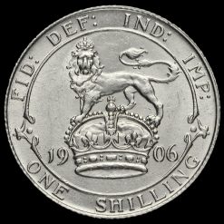 1906 Edward VII Silver Shilling Reverse