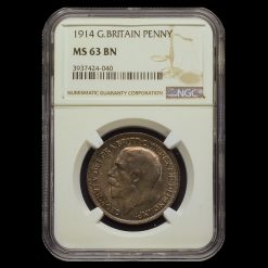 1914 George V Penny MS 63