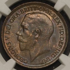 1914 George V Penny Obverse