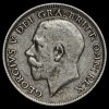 1917 George V Silver Sixpence Obverse