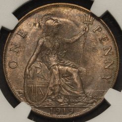 1919 George V Penny Reverse