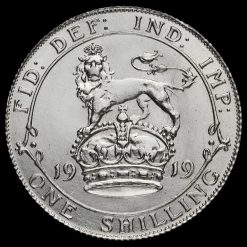 1919 George V Silver Shilling Reverse