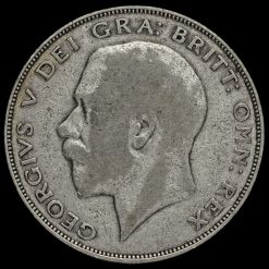 1925 George V Silver Half Crown Obverse
