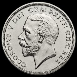 1927 George V Silver Proof Wreath Crown Obverse
