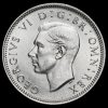 1946 George VI Silver Scottish Shilling Obverse
