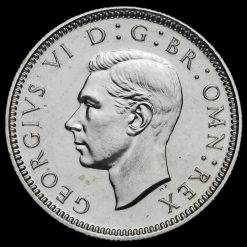 1950 George VI Proof Sixpence Obverse