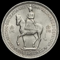1953 Queen Elizabeth II Coronation Crown Obverse