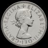 1970 Elizabeth II Proof Two Shilling Coin / Florin Obverse