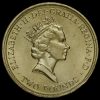 1986 Elizabeth II £2 Coin Obverse