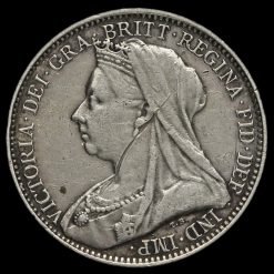 1894 Queen Victoria Veiled Head Silver Maundy Fourpence Obverse