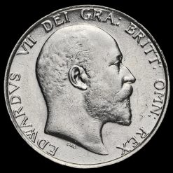 1908 Edward VII Silver Shilling Obverse