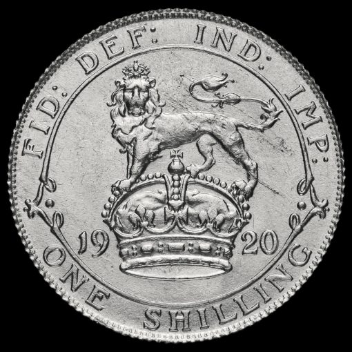 1920 George V Silver Shilling Reverse
