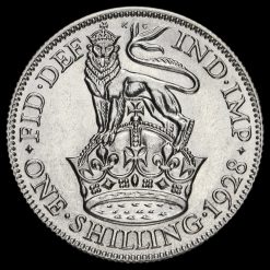 1928 George V Silver Shilling Reverse