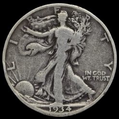 USA 1934 Walking Liberty Silver Half Dollar Obverse