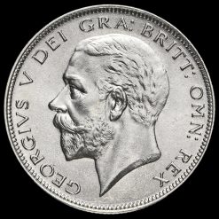 1935 George V Silver Half Crown Obverse