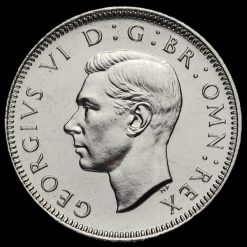 1951 George VI Proof English Shilling Obverse