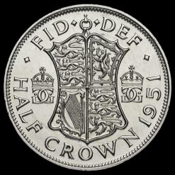 1951 George VI Proof Half Crown Reverse