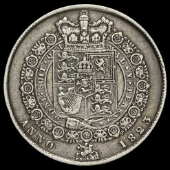 1823 George IV Milled Silver Half Crown Reverse