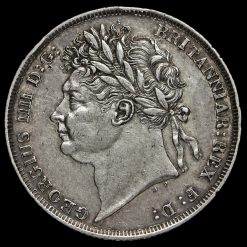 1825 George IV Silver Shilling Obverse