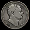 1834 William IV Milled Silver Half Crown Obverse
